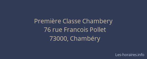Première Classe Chambery