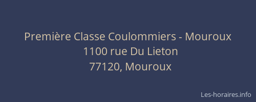 Première Classe Coulommiers - Mouroux