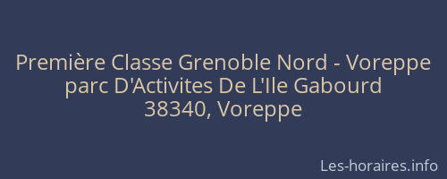 Première Classe Grenoble Nord - Voreppe