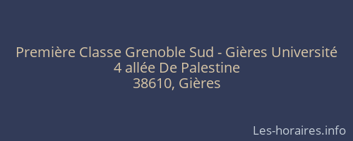 Première Classe Grenoble Sud - Gières Université