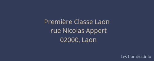 Première Classe Laon