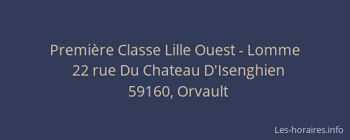 Première Classe Lille Ouest - Lomme