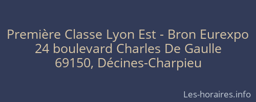 Première Classe Lyon Est - Bron Eurexpo