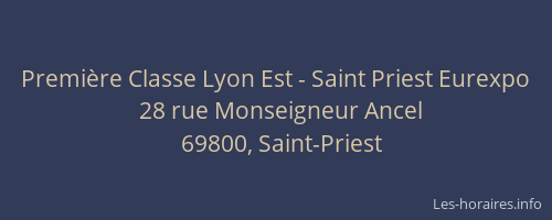 Première Classe Lyon Est - Saint Priest Eurexpo