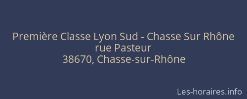 Première Classe Lyon Sud - Chasse Sur Rhône