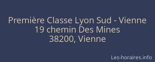 Première Classe Lyon Sud - Vienne