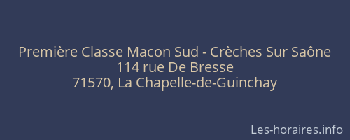 Première Classe Macon Sud - Crèches Sur Saône