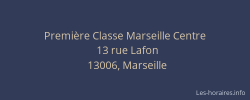 Première Classe Marseille Centre