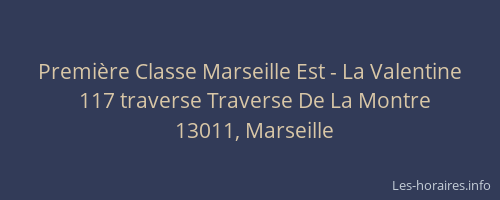 Première Classe Marseille Est - La Valentine