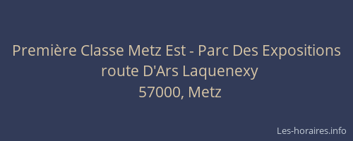 Première Classe Metz Est - Parc Des Expositions