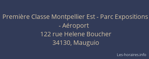 Première Classe Montpellier Est - Parc Expositions - Aéroport