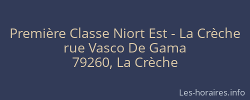 Première Classe Niort Est - La Crèche
