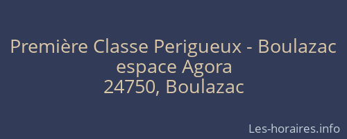 Première Classe Perigueux - Boulazac