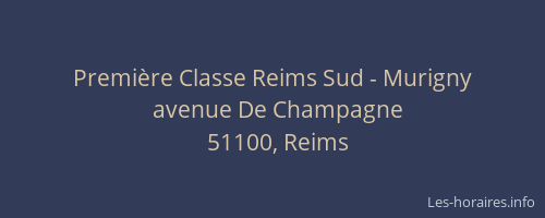Première Classe Reims Sud - Murigny