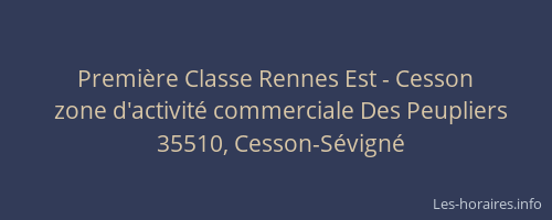 Première Classe Rennes Est - Cesson