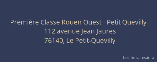 Première Classe Rouen Ouest - Petit Quevilly