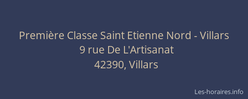 Première Classe Saint Etienne Nord - Villars