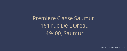 Première Classe Saumur