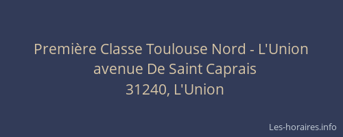 Première Classe Toulouse Nord - L'Union