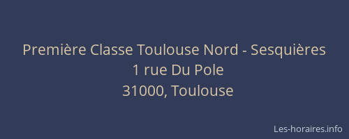 Première Classe Toulouse Nord - Sesquières