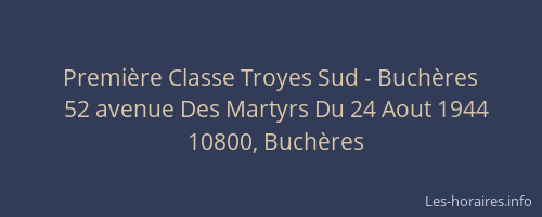 Première Classe Troyes Sud - Buchères