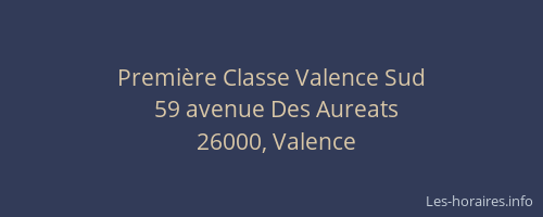 Première Classe Valence Sud