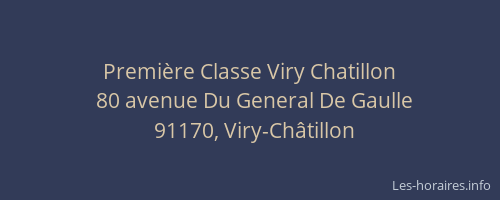 Première Classe Viry Chatillon