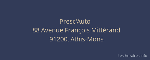 Presc'Auto
