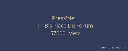 Press'Net