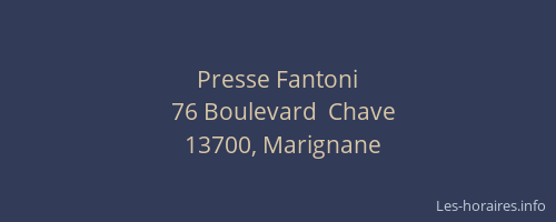 Presse Fantoni