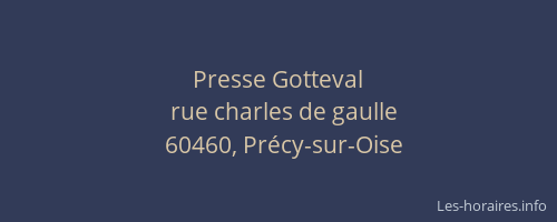 Presse Gotteval