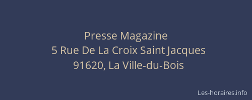 Presse Magazine