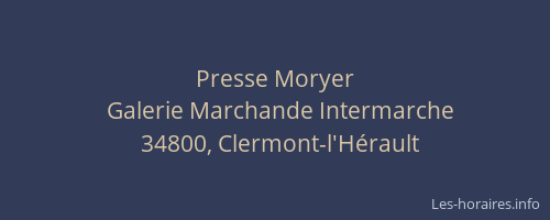 Presse Moryer