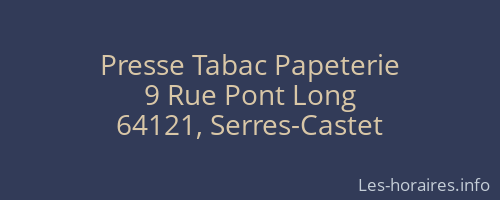 Presse Tabac Papeterie