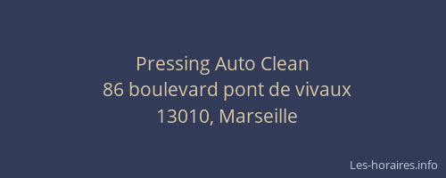 Pressing Auto Clean