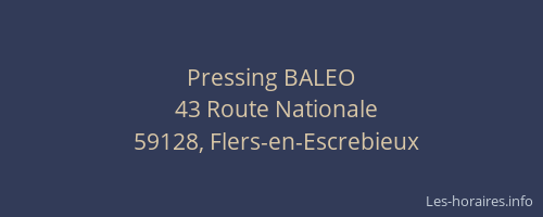 Pressing BALEO