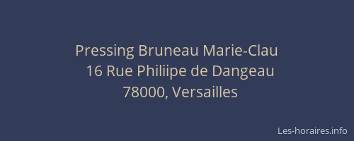 Pressing Bruneau Marie-Clau