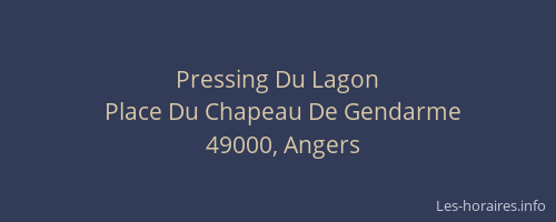 Pressing Du Lagon