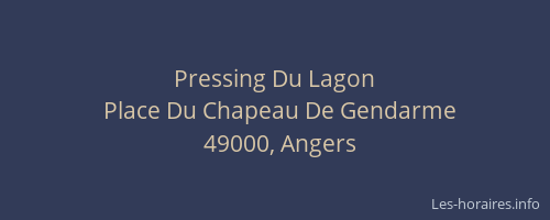 Pressing Du Lagon