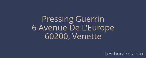 Pressing Guerrin