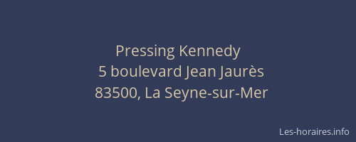 Pressing Kennedy