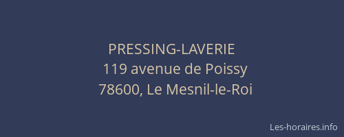 PRESSING-LAVERIE