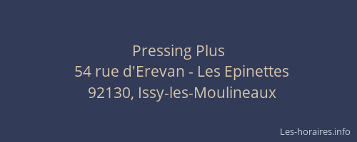 Pressing Plus