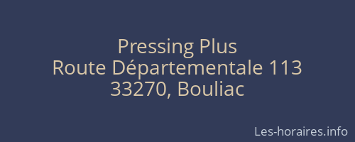 Pressing Plus