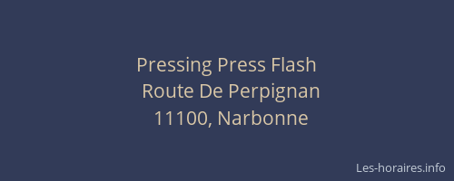 Pressing Press Flash
