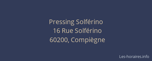 Pressing Solférino