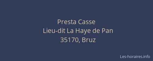 Presta Casse