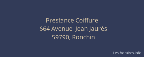 Prestance Coiffure