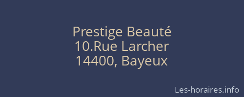 Prestige Beauté