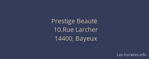 Prestige Beauté
